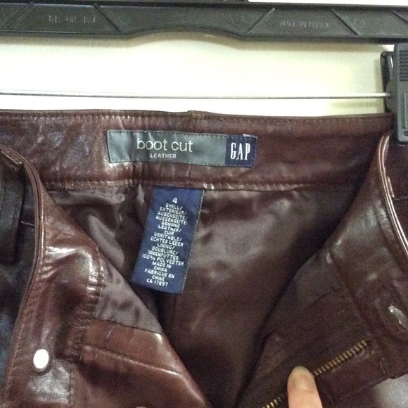 Gorgeous Gap smooth leather pants - Picture 5 of 9